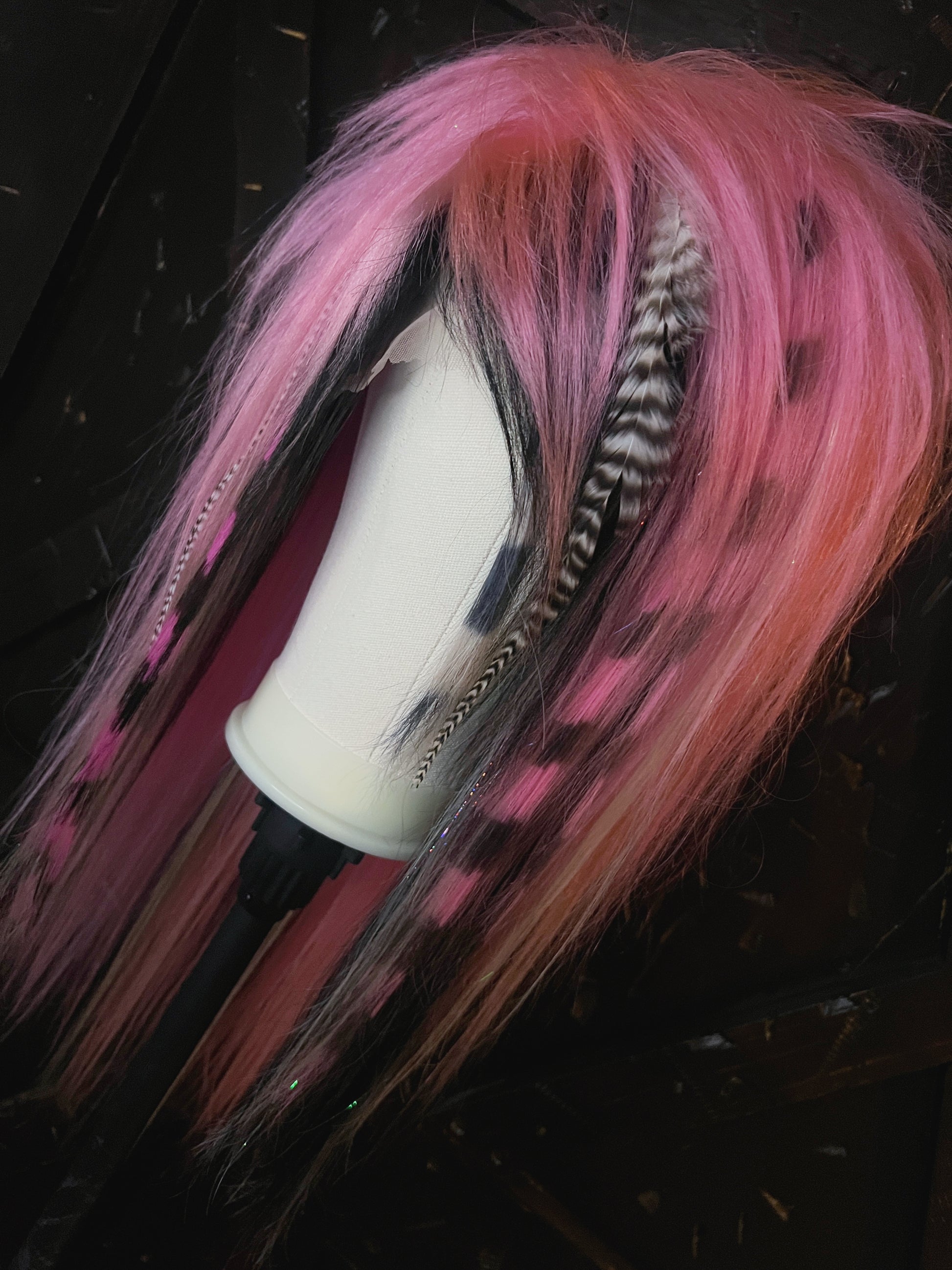 pink peacock