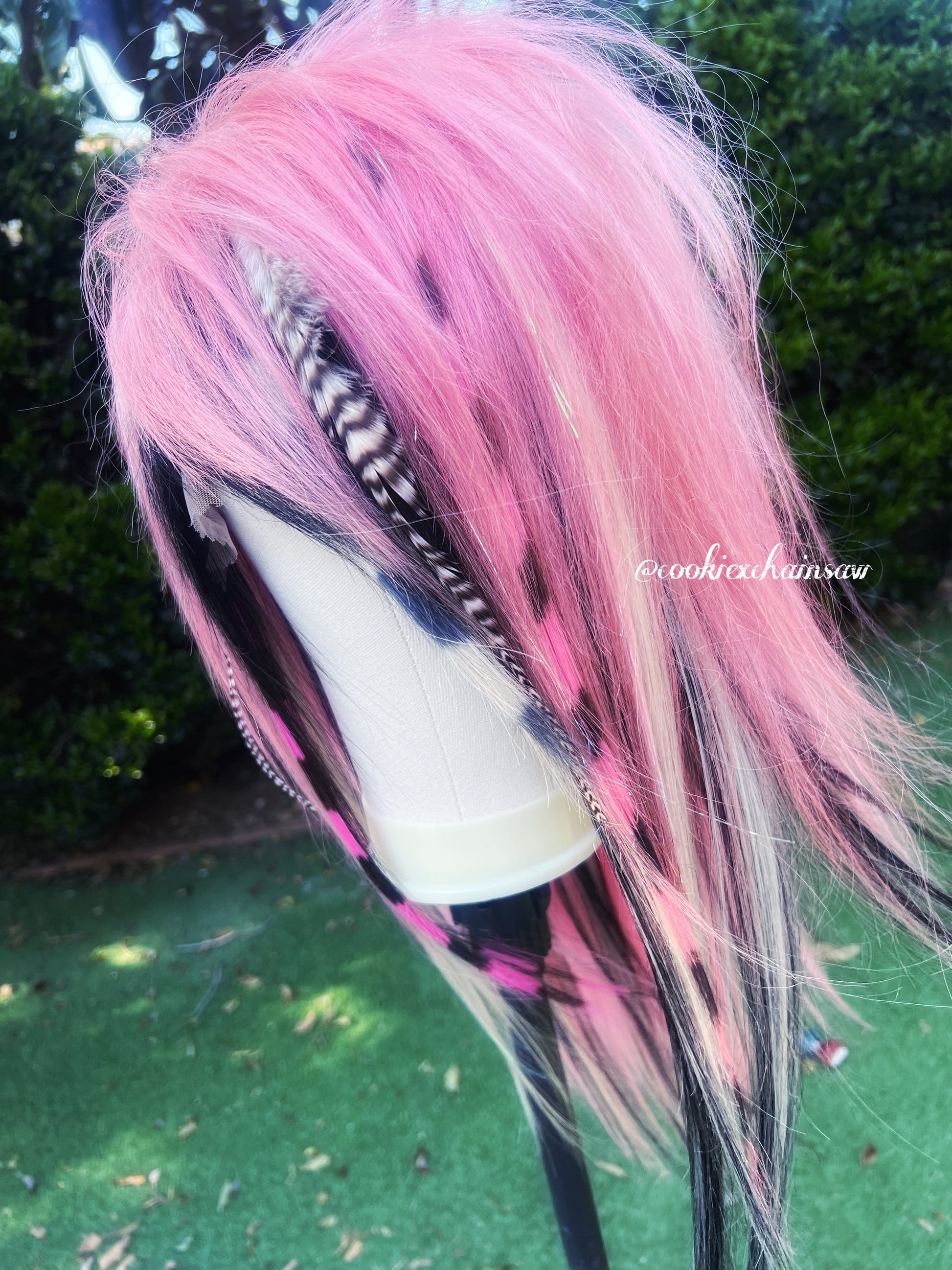 pink peacock